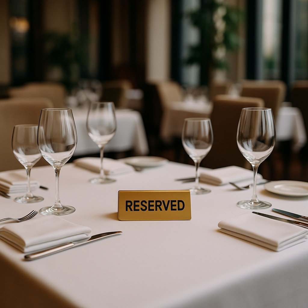 Reservations at restaurants